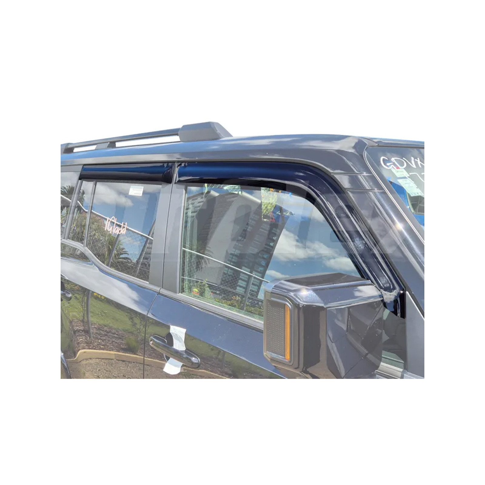 Jeu 4 déflecteurs vitre avant et arrière Toyota Land Cruiser 250 GDJ250