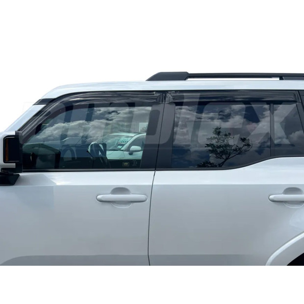 Jeu 4 déflecteurs vitre avant et arrière Toyota Land Cruiser 250 GDJ250