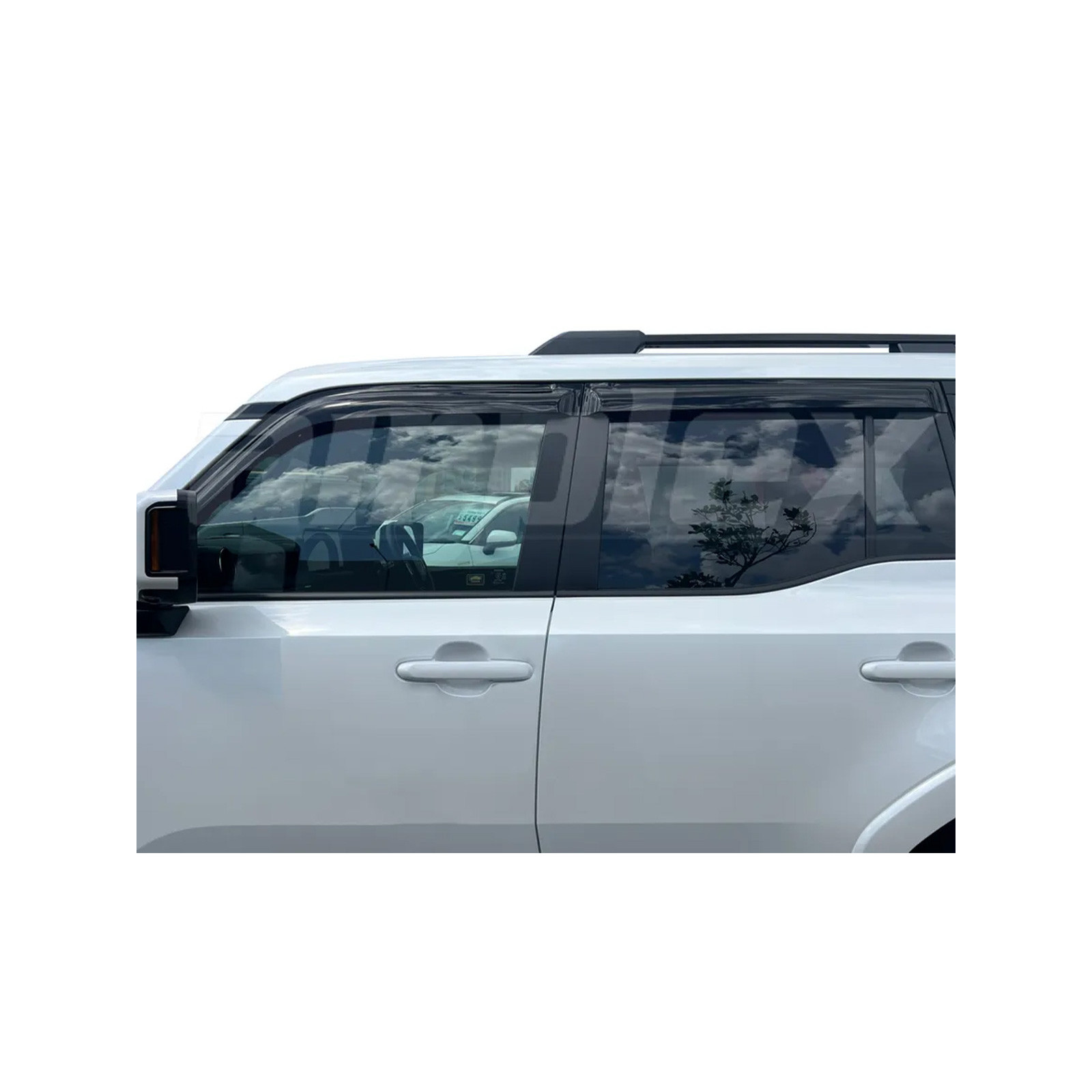 Jeu 4 déflecteurs vitre avant et arrière Toyota Land Cruiser 250 GDJ250