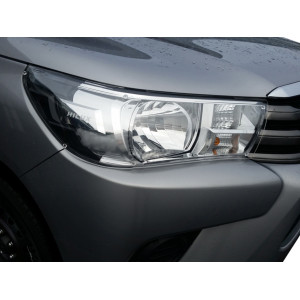 Paire protections de phare Airplex translucide Hilux Revo LeCap