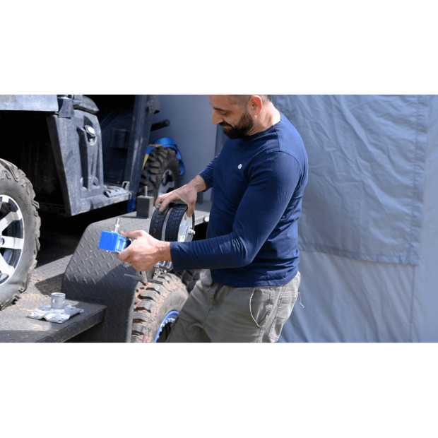 Roue jockey télescopique offroad 750Kg 285-710mm