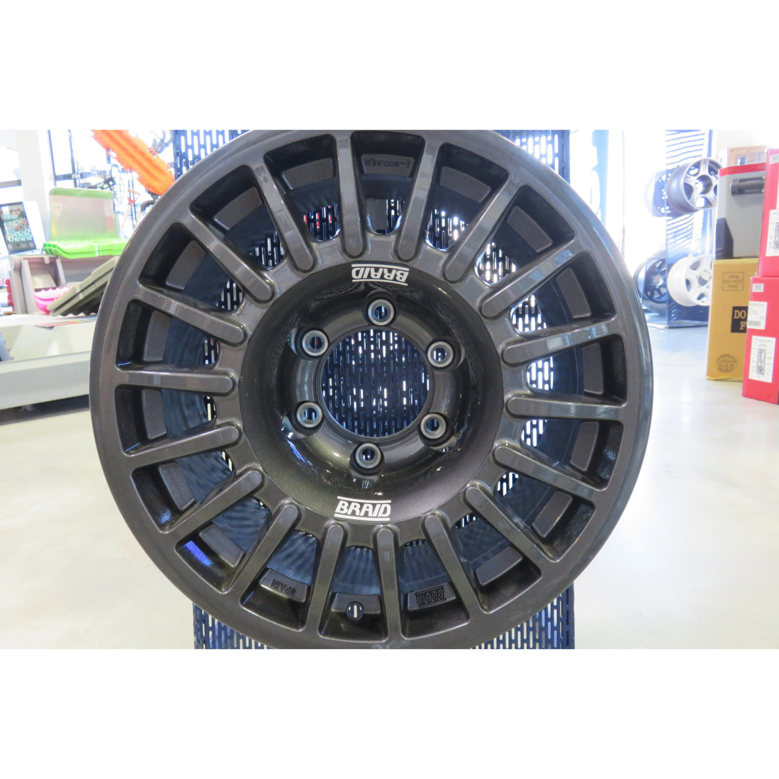 Jante Alu Braid Winrace Grise 7 5x17 6x139 7 ET40 Ranger T6-T7-T8