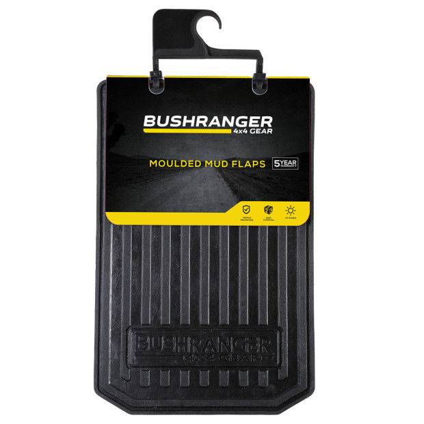 BUSHRANGER MOULDED MUDFLAP0LARGE 300 X 460MM
