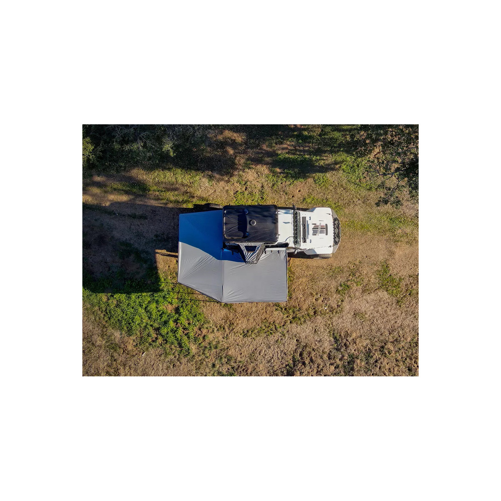 Store autoportant latéral droit ouverture 270° Falcon 250 James Baroud - Tunnel 70cm