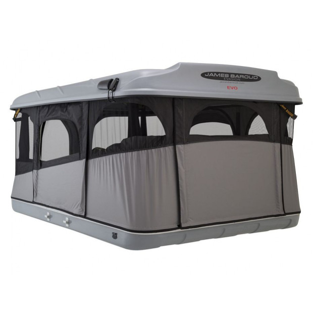 Tente de toit Evasion M EVO Aluminium gris