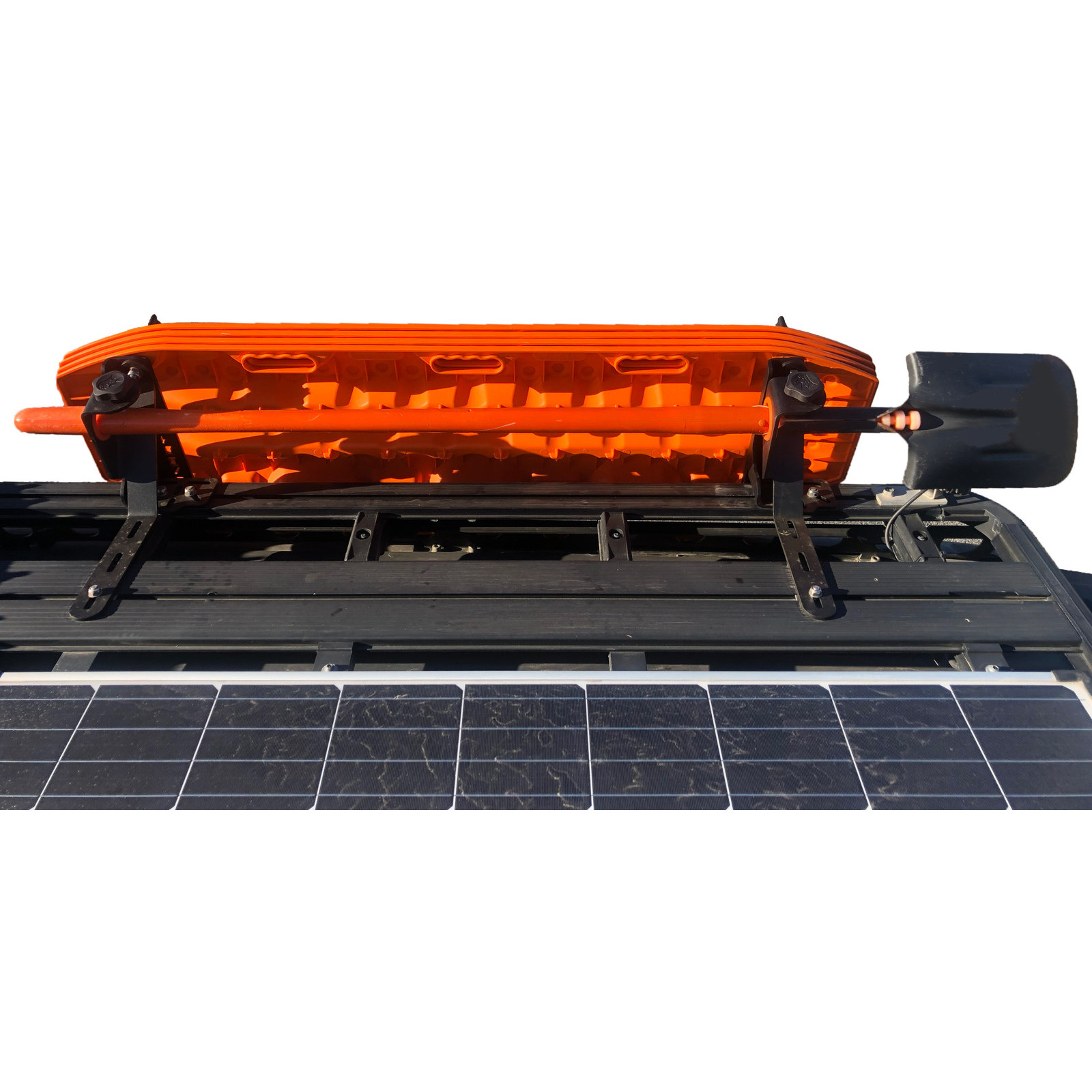 Support incliné de Maxtrax sur galerie - comprend aussi support de pelle