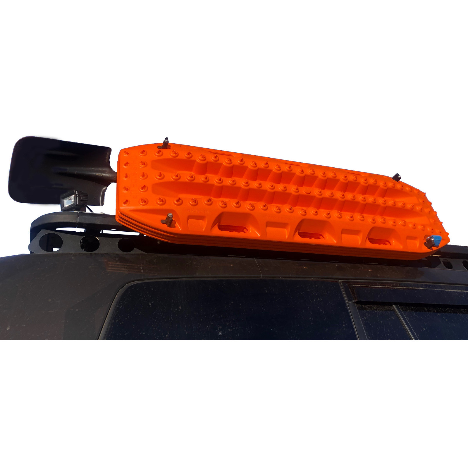 Support incliné de Maxtrax sur galerie - comprend aussi support de pelle