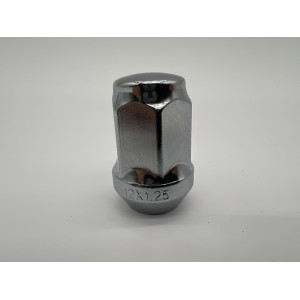 Ecrou de roue chromé 1-2” - Hex 19mm - Cône 60° - L35mm N4-Offroad