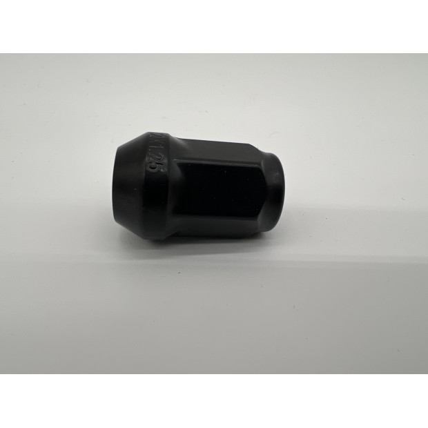Ecrou de roue noir 1-2 - Hex 19mm - Cône 60° - L35mm N4-Offroad