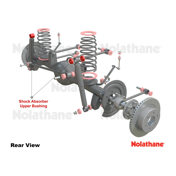 Shock absorber - upper bushing