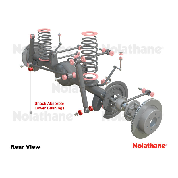 Shock absorber - lower bushing
