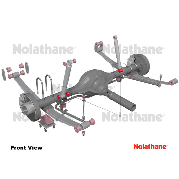 Shock absorber - lower bushing