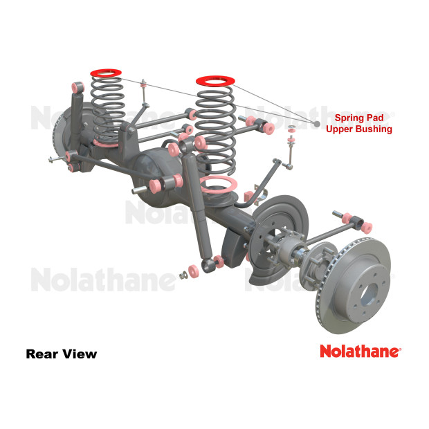 Spring - pad bushing