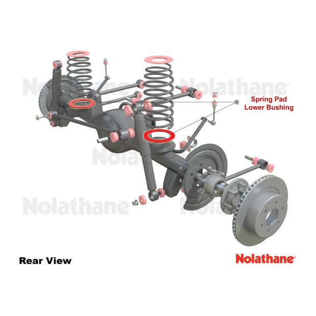 Spring - pad bushing