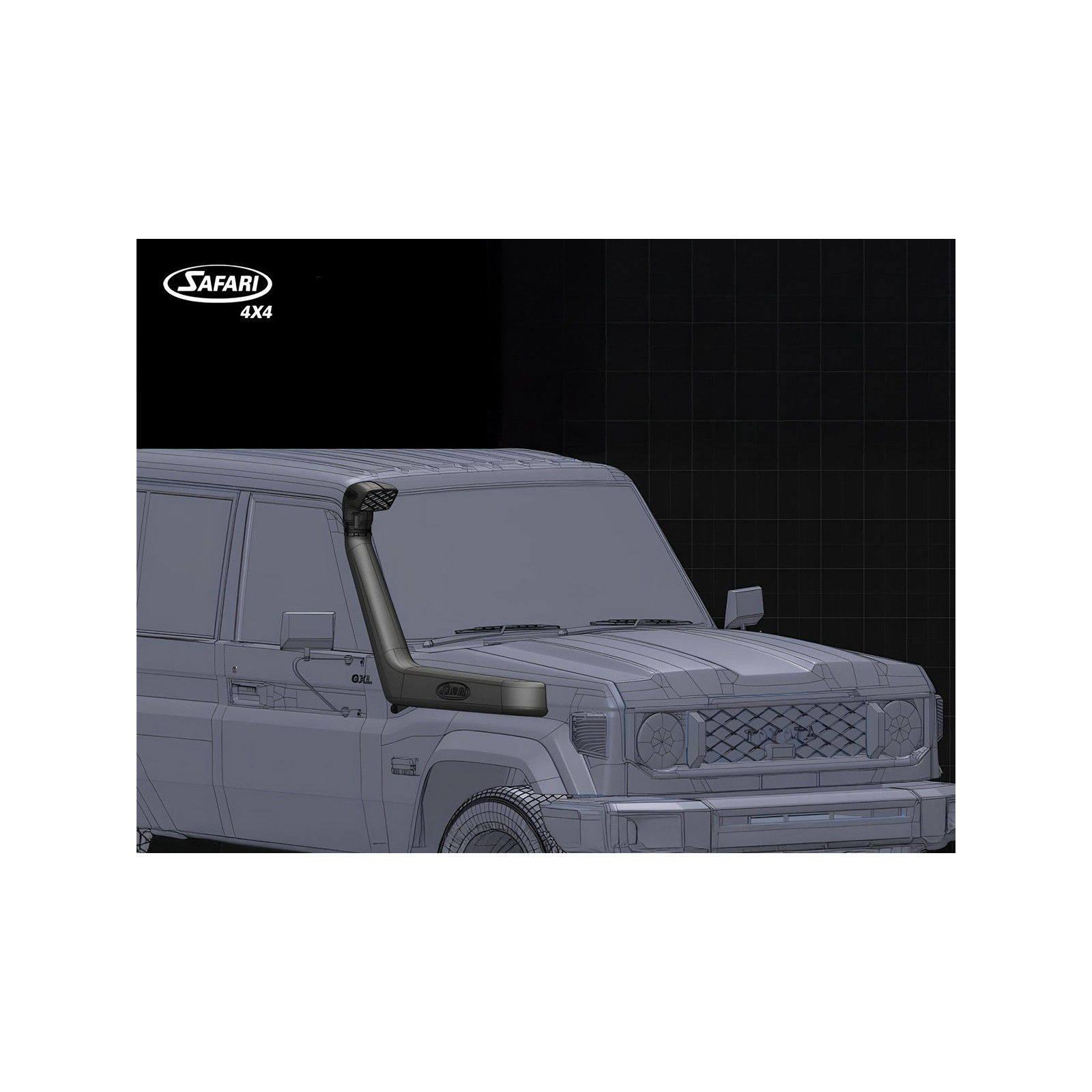 Snorkel Safari Toyota Land Cruiser VDJ7 V8 D4-D 2024+