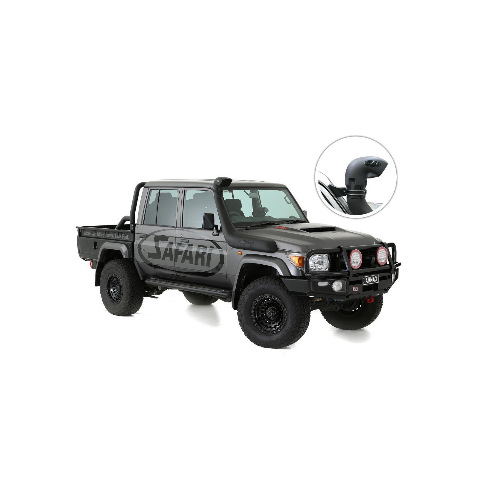 Snorkel Safari Armax Toyota Land Cruiser VDJ7 V8 D4-D 2007-2023