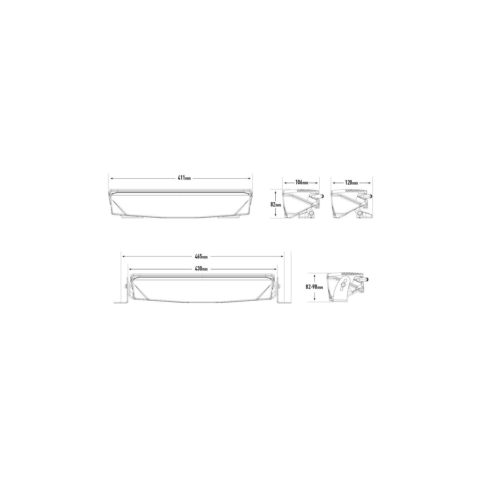 PHARE LED LAZER AIR-55