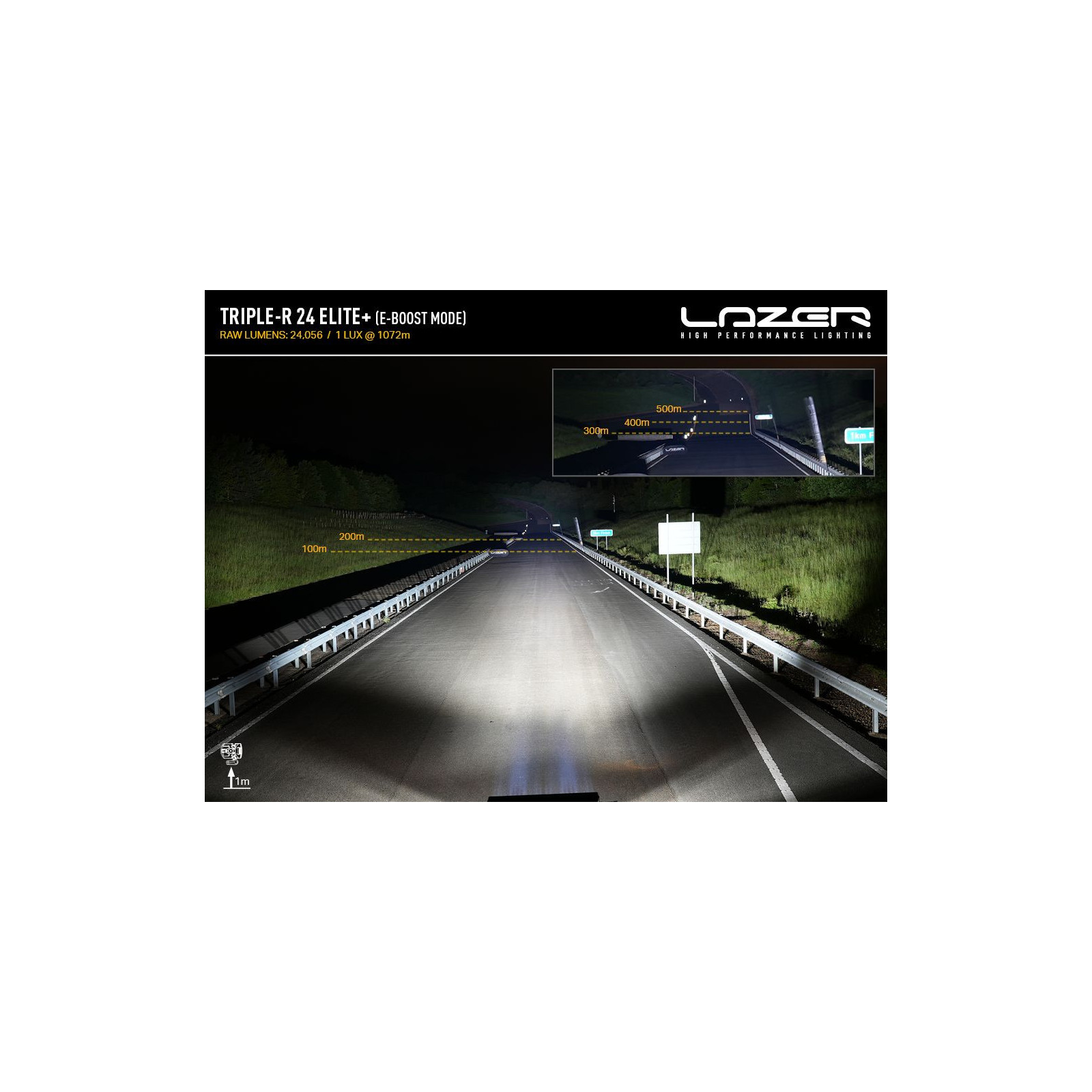 PHARE LED LAZER TRIPLE-R 24 ELITE +