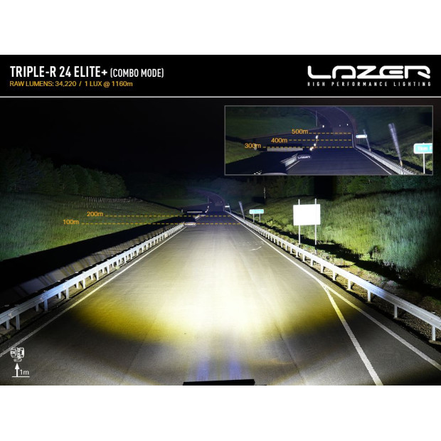 PHARE LED LAZER TRIPLE-R 24 ELITE +