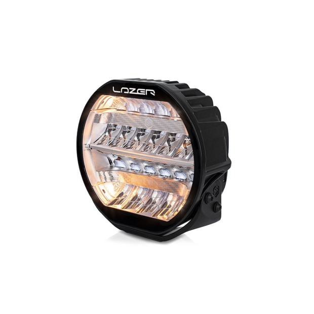 PHARE LED LAZER SENTINEL 9"  /  CHROME - Avec feux de position