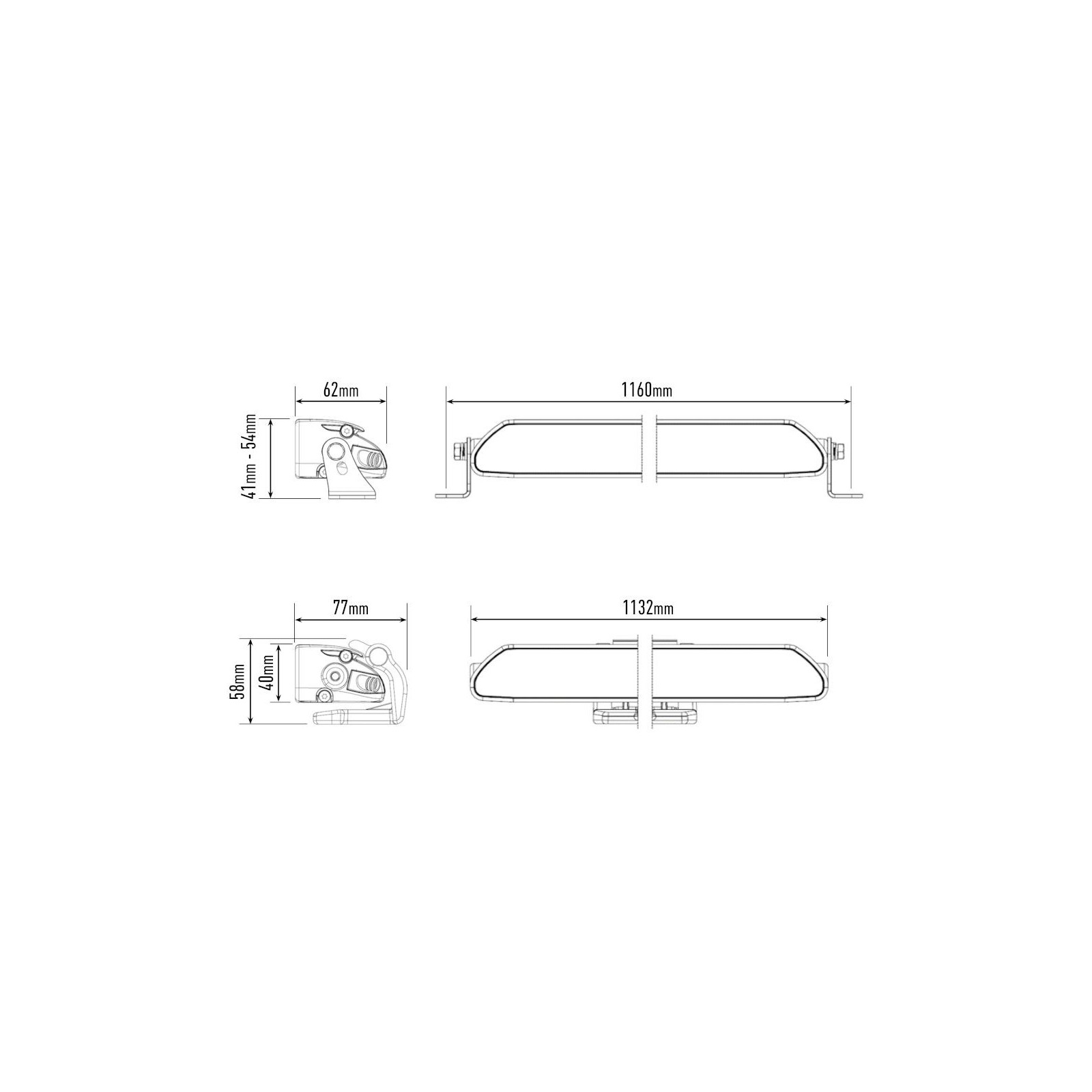 PHARE LED LAZER LINEAR 42 ELITE