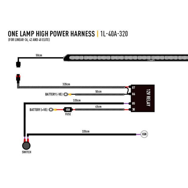 PHARE LED LAZER LINEAR 42 ELITE