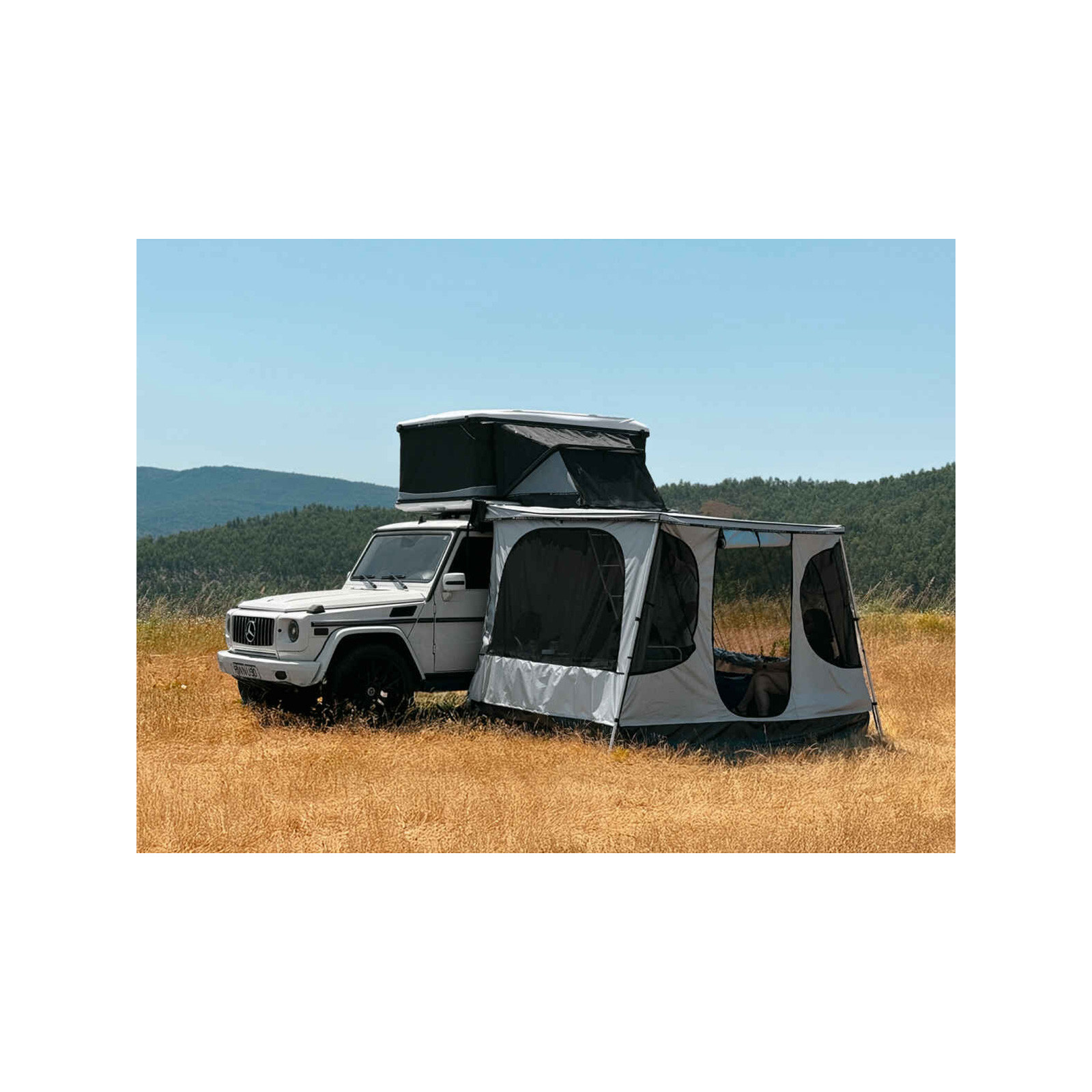 Tunnel Family Room pour tente de toit Evasion & Grand Raid James Baroud