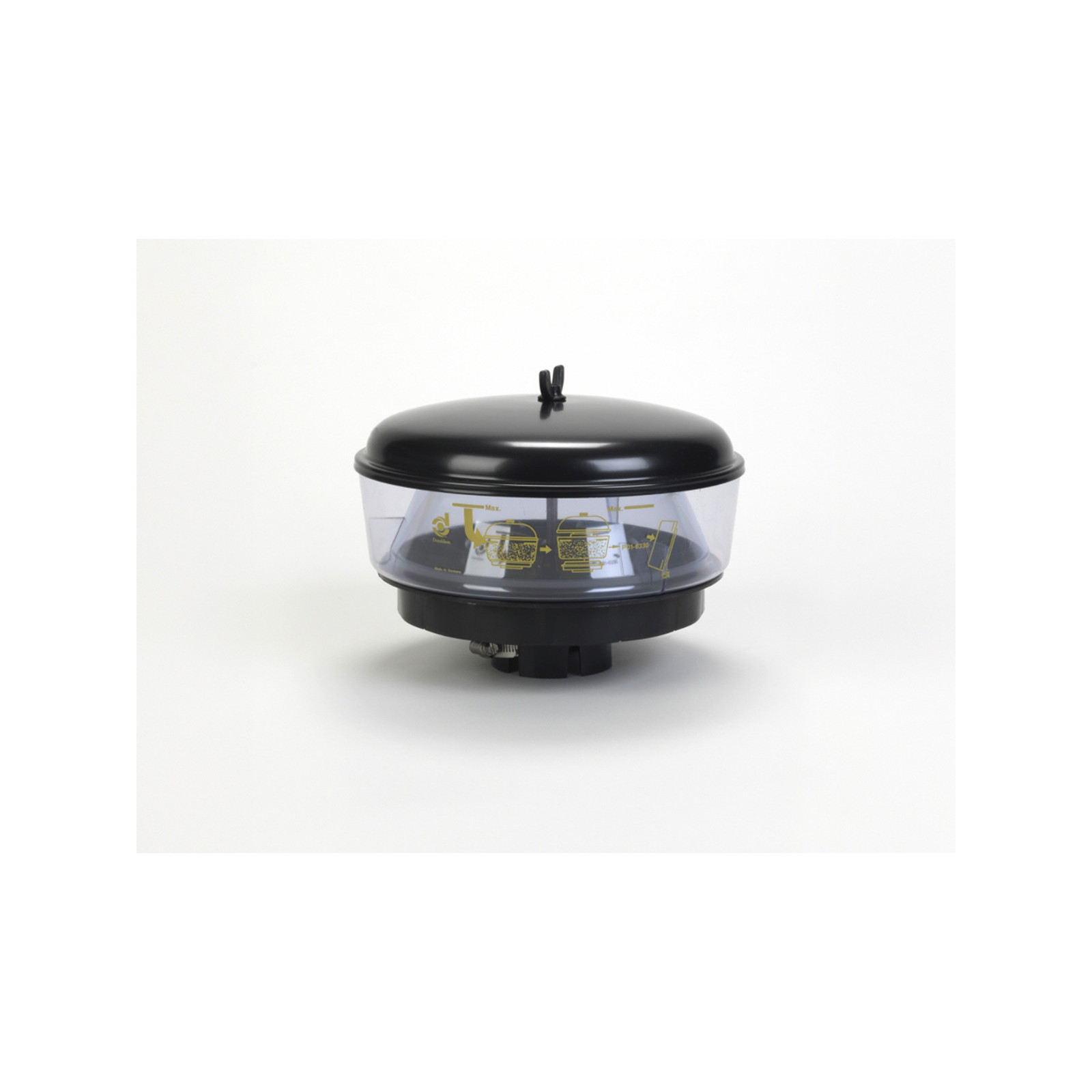 Préfiltre cyclonique Donaldson transparent Ø10" avec entrée Ø3"