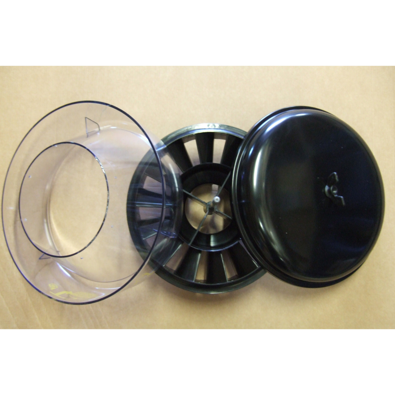 Préfiltre cyclonique Donaldson transparent Ø10" avec entrée Ø3"