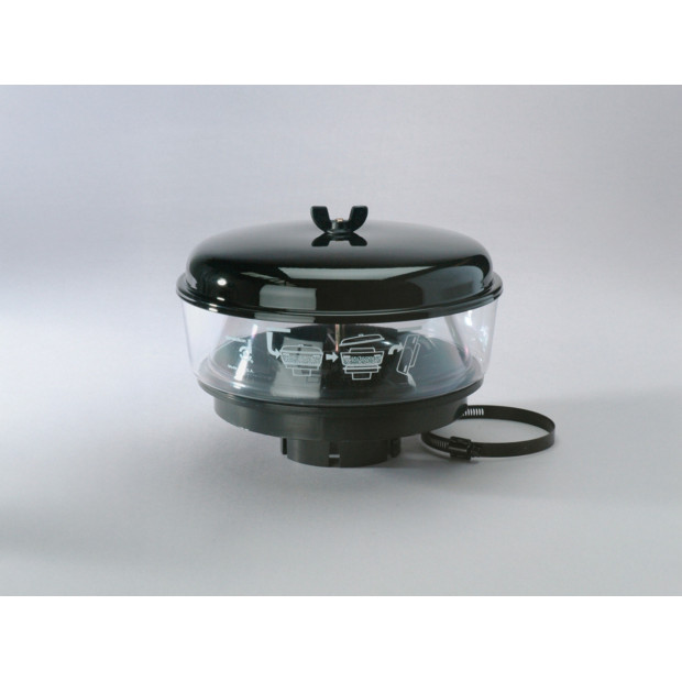 Préfiltre cyclonique Donaldson transparent Ø10" avec entrée Ø3.8"