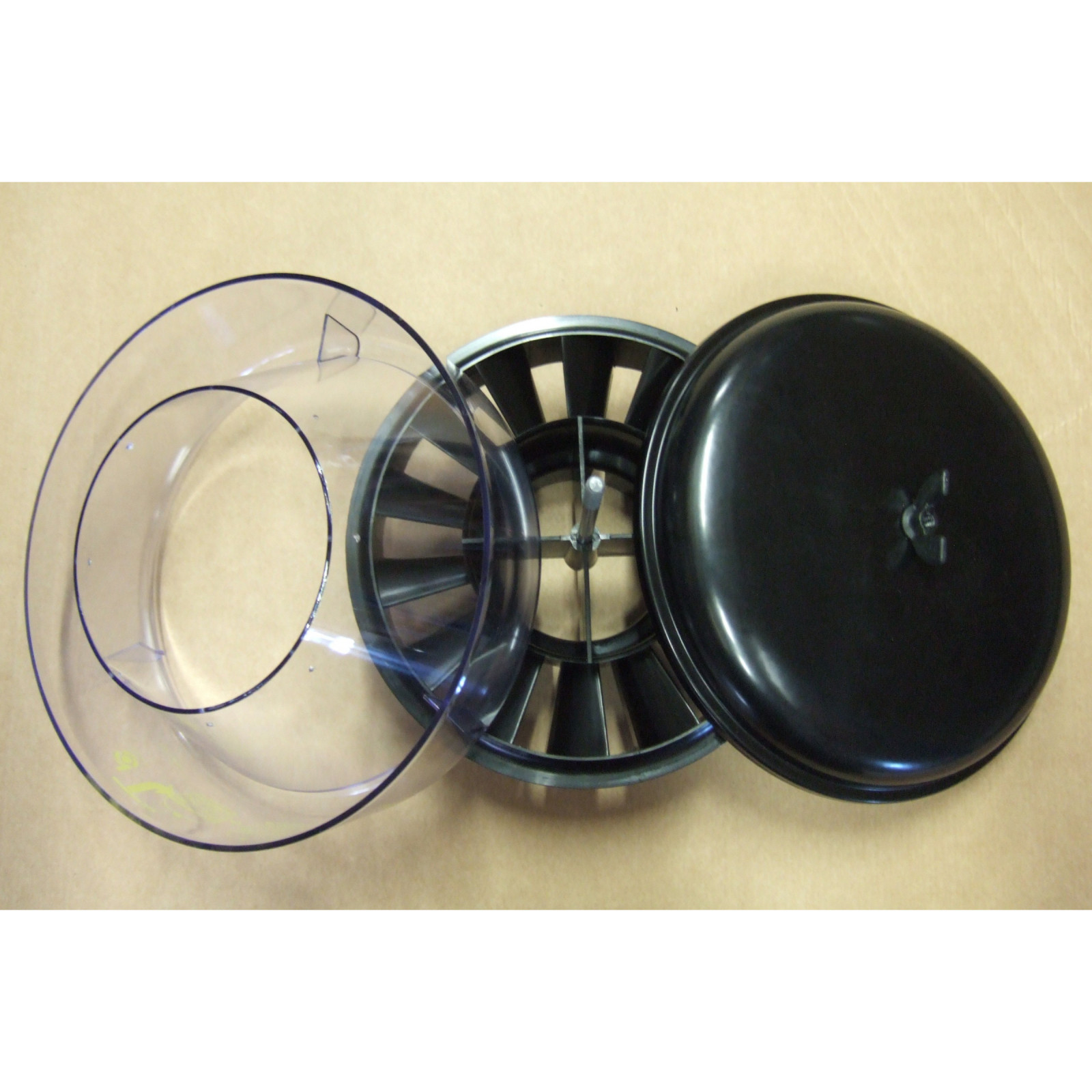 Préfiltre cyclonique Donaldson transparent Ø10" avec entrée Ø3.8"