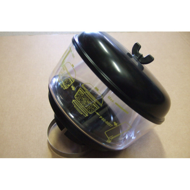 Préfiltre cyclonique Donaldson transparent Ø7" avec entrée Ø3"