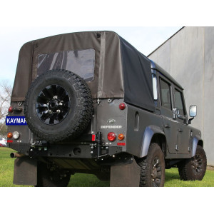 Porte roue arrière central Kaymar Land Rover Defender 110 Pick-up