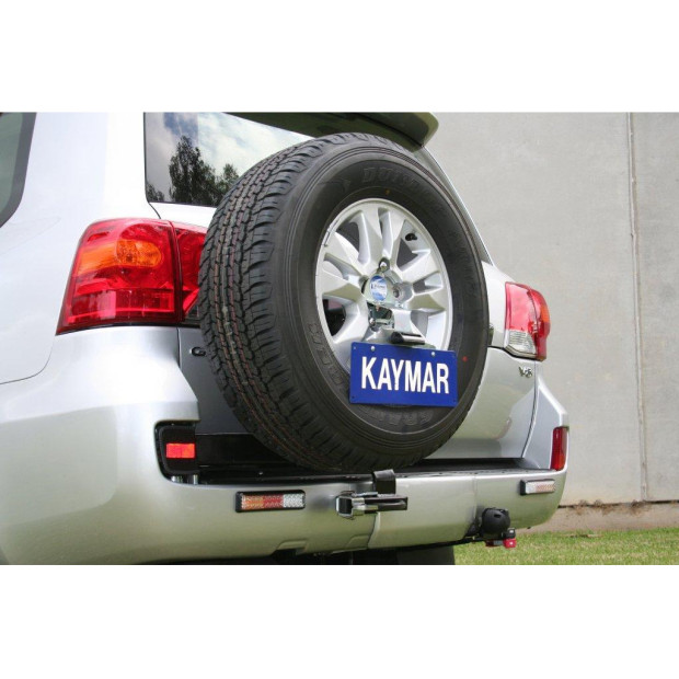 Porte roue de secours gauche Kaymar pour pare choc origine Toyota VDJ200