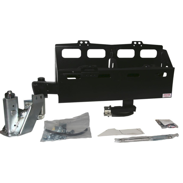 Porte jerrycan double côté gauche pour pare chocs arrière Kaymar sur Toyota Land Cruiser VDJ200