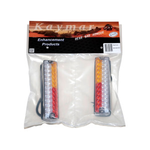 Paire de feux arrière à leds pour pare chocs Kaymar