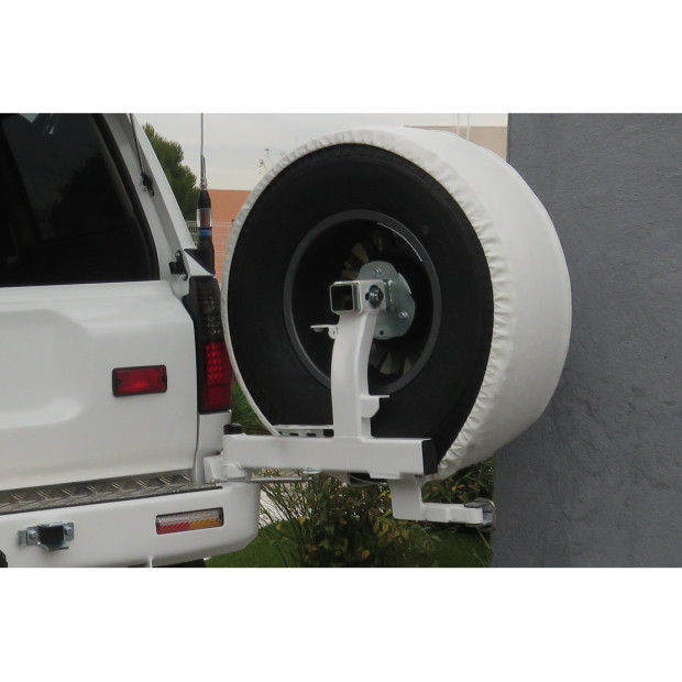 Porte roue de secours droit Kaymar Toyota HDJ80 et Nissan Patrol GR Y60
