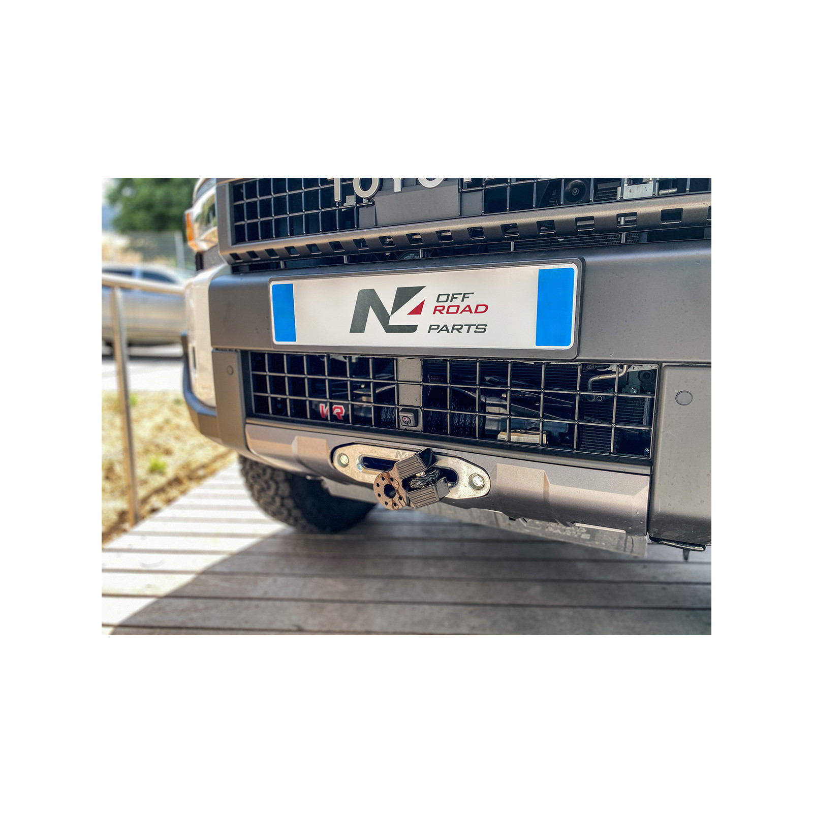 Platine treuil N4-Offroad intégrée au pare-chocs d'origine GDJ250 2024+