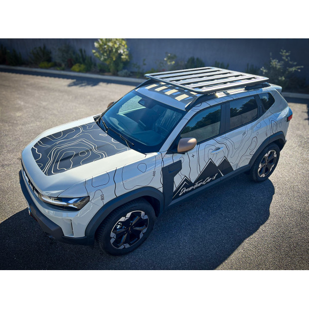 Kit galerie intégrale Pioneer 6 1300x1240mm Rhino Rack pour Dacia Duster 2024+