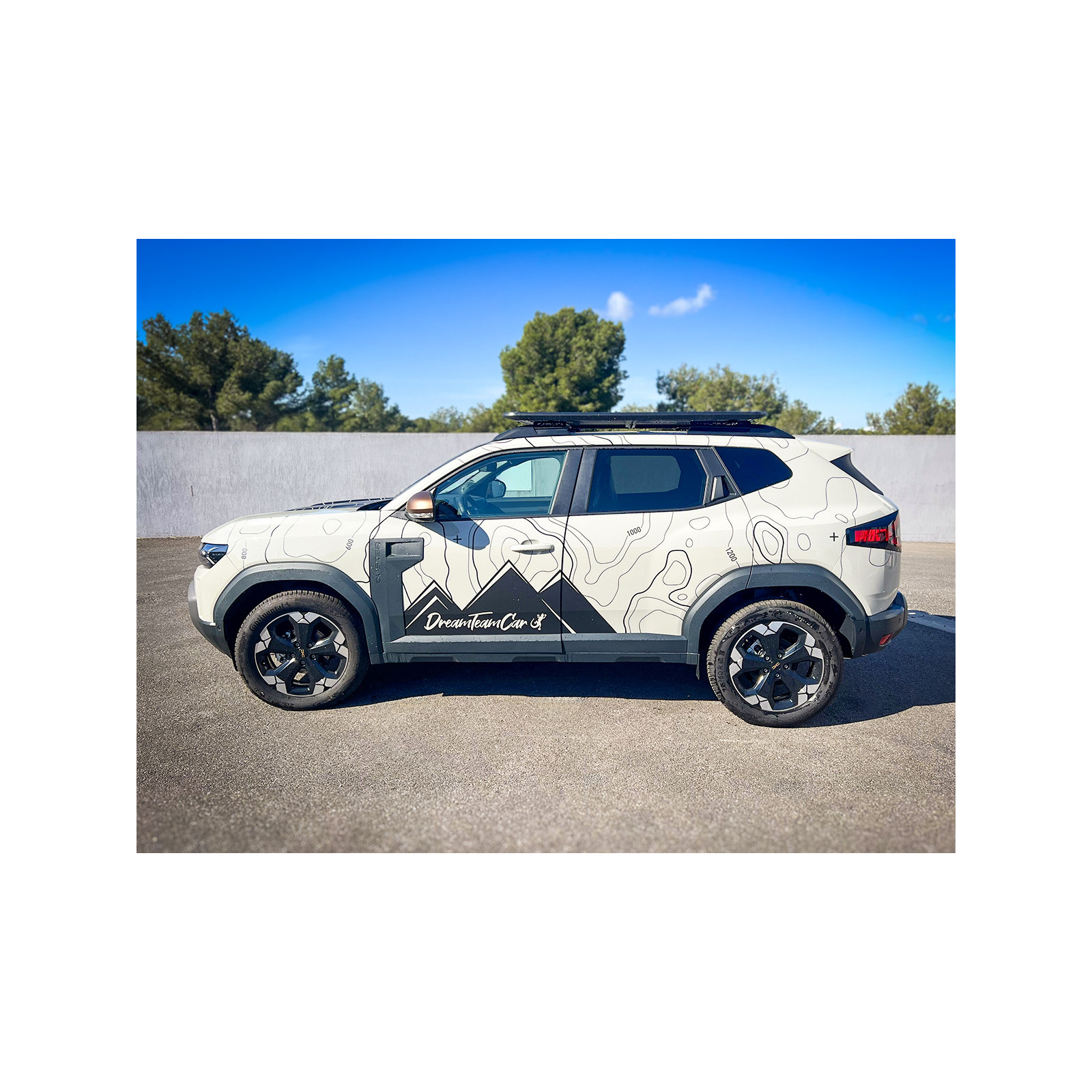 Kit galerie intégrale Pioneer 6 1300x1240mm Rhino Rack pour Dacia Duster 2024+