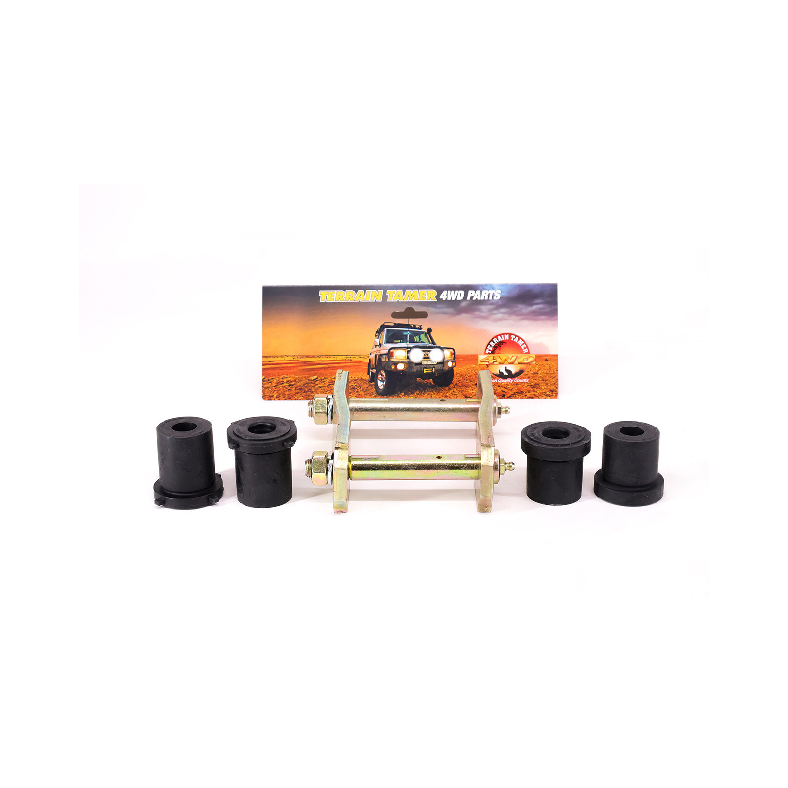 JUMELLE DE LAMES DE SUSPENSION GRAISSABLE AVEC SILENT-BLOCS
