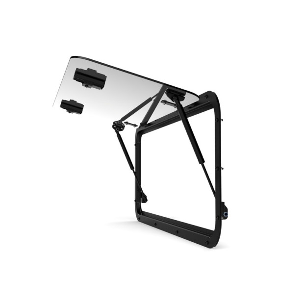 Hayon latéral Gullwing vitré FRONT RUNNER pour Land Rover Defender 90 et 110 • GWLD006