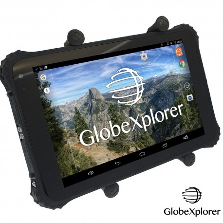 Tablette tactile étanche et antichocs GPS GLOBE 4X4 X8 Androïd + Guidage routier Monde