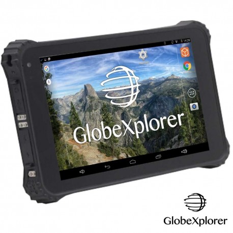 Tablette tactile étanche et antichocs GPS GLOBE 4X4 X10 Androïd + GlobeXplorer + IGN France