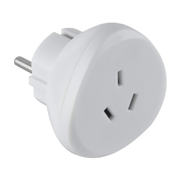 Adaptateur de voyage prise australienne vers prise française / européenne