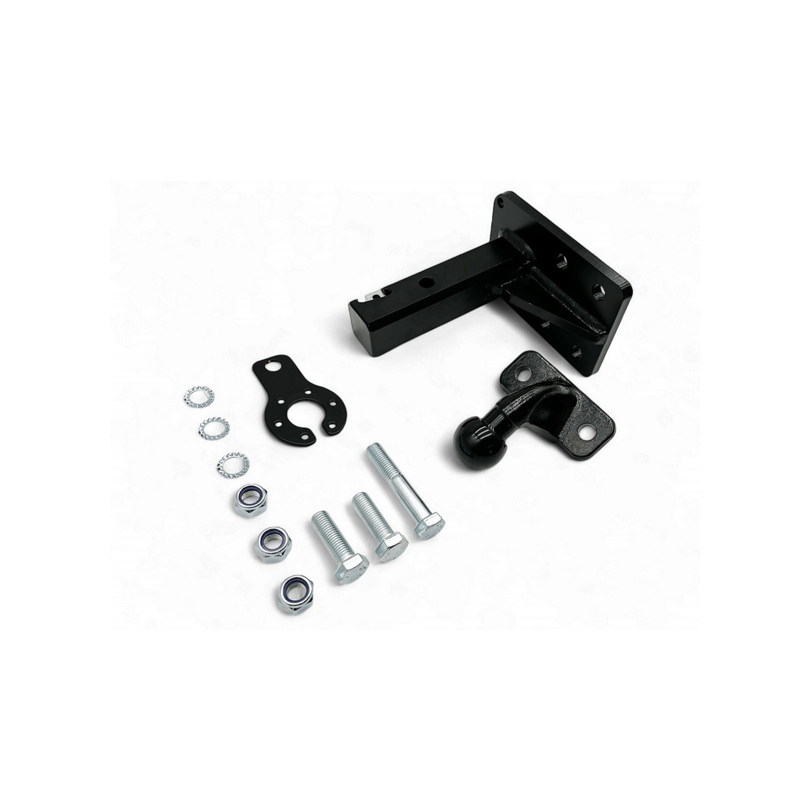 Entretoise homologuée avec rattrapage de jeu carré 2" attelage plaque 4 trous N4-Offroad