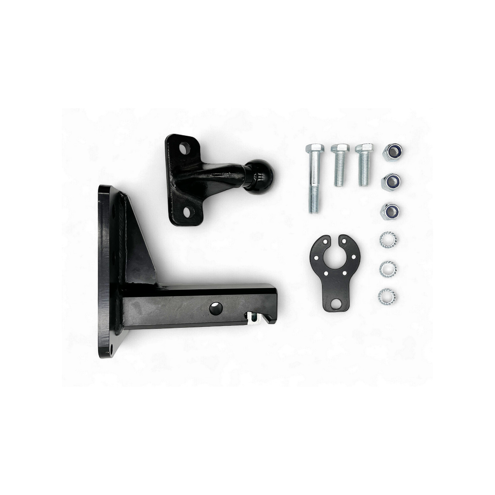 Entretoise homologuée avec rattrapage de jeu carré 2" attelage plaque 4 trous N4-Offroad