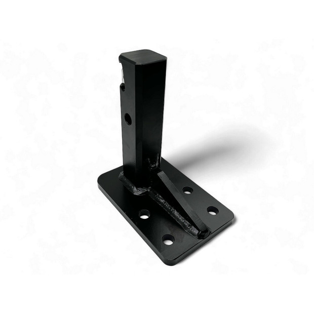 Entretoise homologuée avec rattrapage de jeu carré 2" attelage plaque 4 trous N4-Offroad