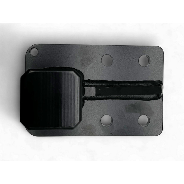 Entretoise homologuée avec rattrapage de jeu carré 2" attelage plaque 4 trous N4-Offroad