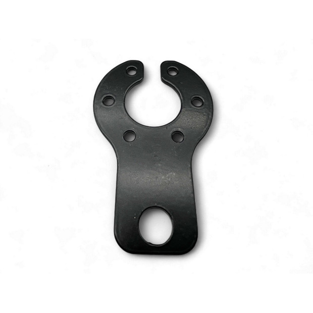 Entretoise homologuée avec rattrapage de jeu carré 2" attelage plaque 4 trous N4-Offroad